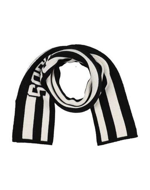 Kid Boy Scarf Black Size 12 Wool, Acrylic