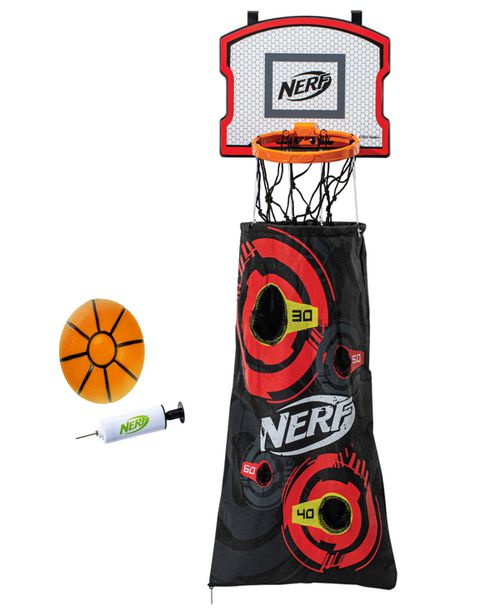 Nerf Laundry Layup Basketball Hoop Hamper - Multi