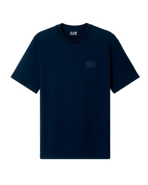 Modal-Blend Crew-Neck T-Shirt — Navy
