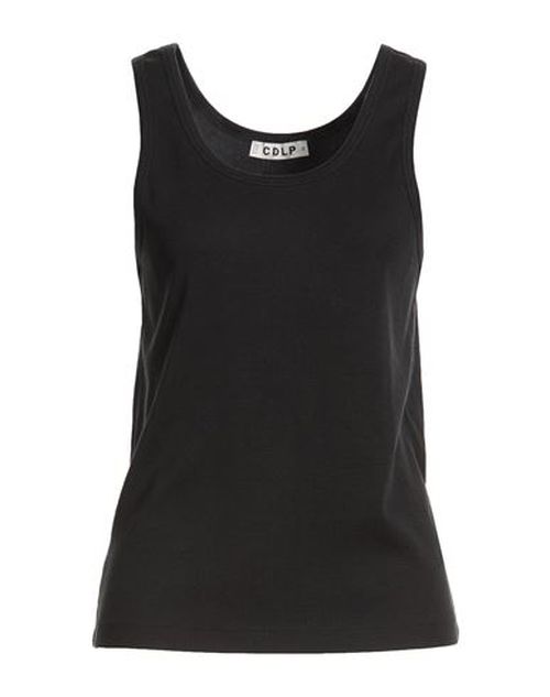 Woman Tank top Black Size XL Lyocell, Cotton, Elastane