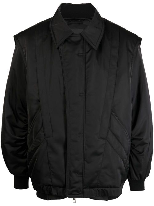 MA-1 double-layered bomber jacket - Black
