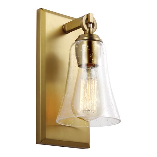 Monterro Wall Sconce in Burnished Brass by Sean Lavin
