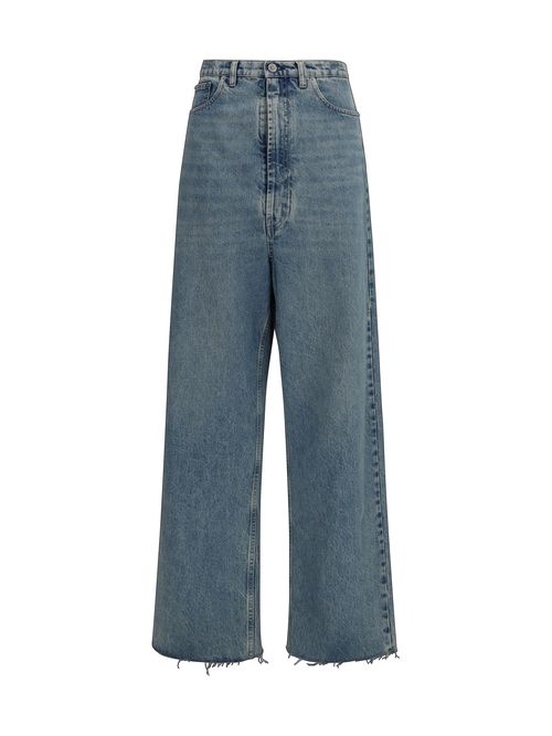 Wide-Leg Jeans — Blue