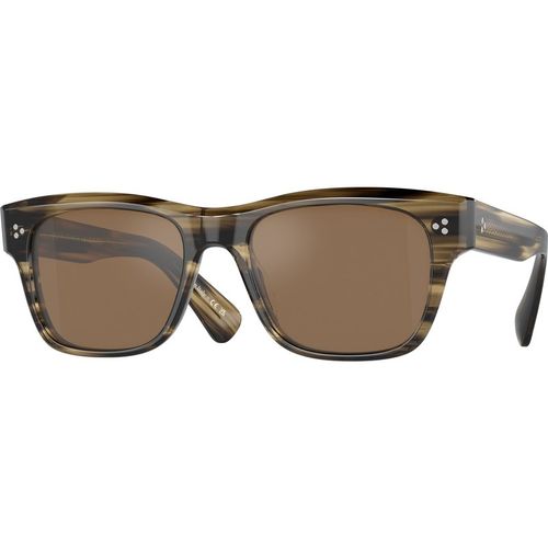 Oliver Peoples Unisex Oliver Peoples OV5524SU BIRELL SUN 1719G8 Sunglasses Acetate Green Orange Pillow Norma