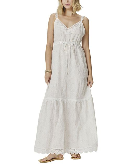 Anastasia Linen-Blend Maxi Dress
