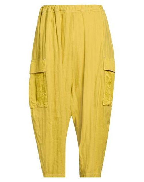 Man Pants Lime green Size 2 Ramie, Linen, Cotton, Cupro