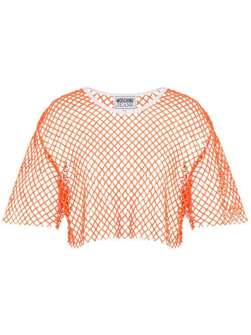 Mesh T-shirt - Orange