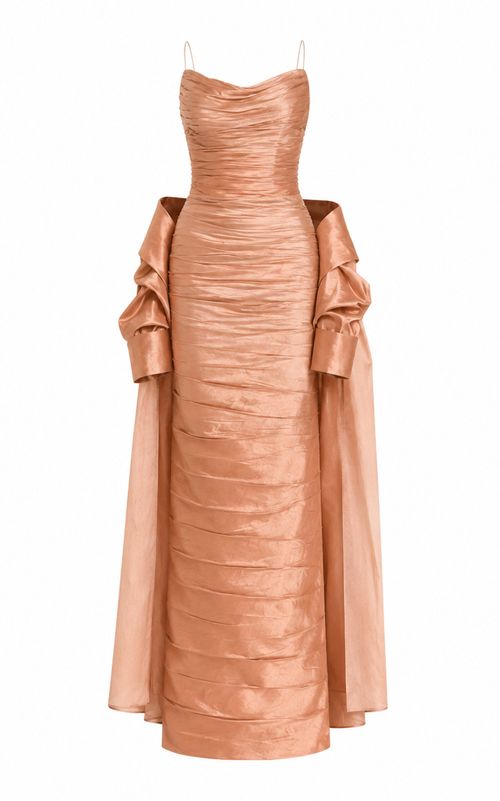 Undertow Draped Silk Maxi Dress - Moda Operandi