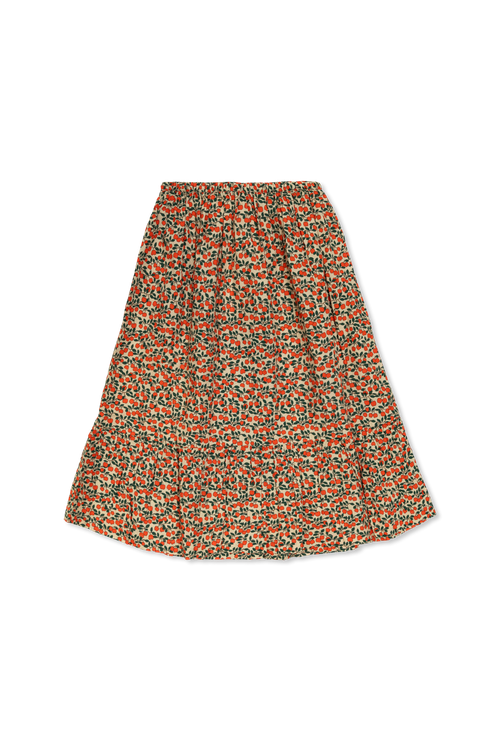 Skirt With Fruit Motif, Unisex, Multicolour
