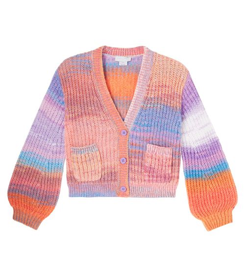 Space-dyed cardigan