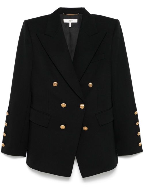 Double-breasted blazer - Black