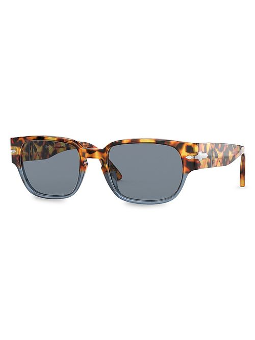 Men's 49MM Square Sunglasses - Brown Tortoise