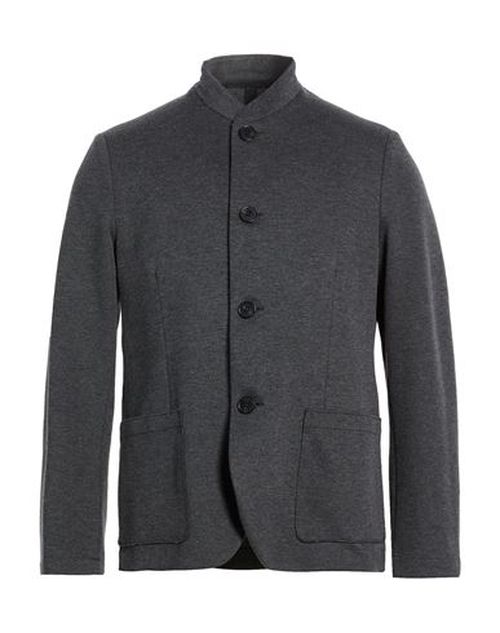 Man Blazer Charcoal Size 40 Cotton, Polyester, Elastane