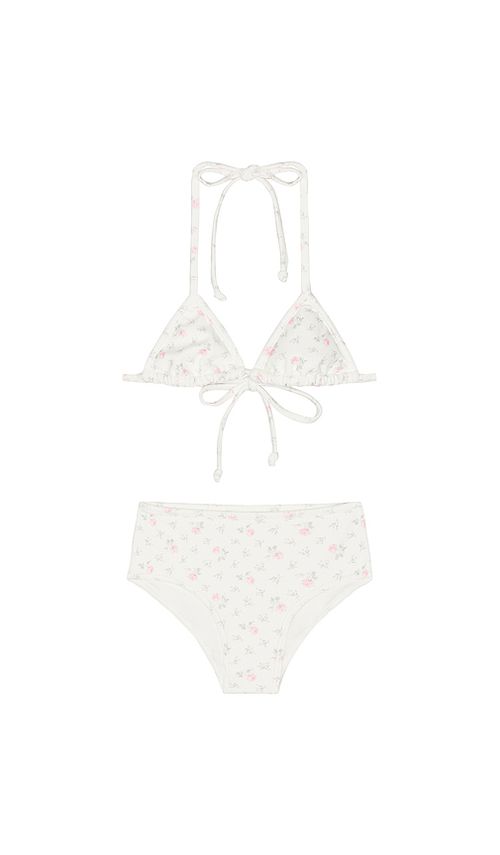 LoveShackFancy Kids Finnie Bikini in Ivory. 3. Also , 4
