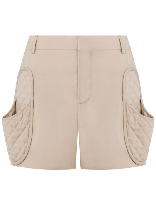 Virgin wool shorts - Neutrals
