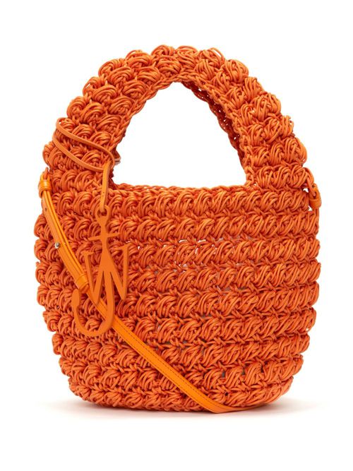 제이 더블유 앤더슨 Popcorn Basket tote bag - Orange HB0588FA0305429