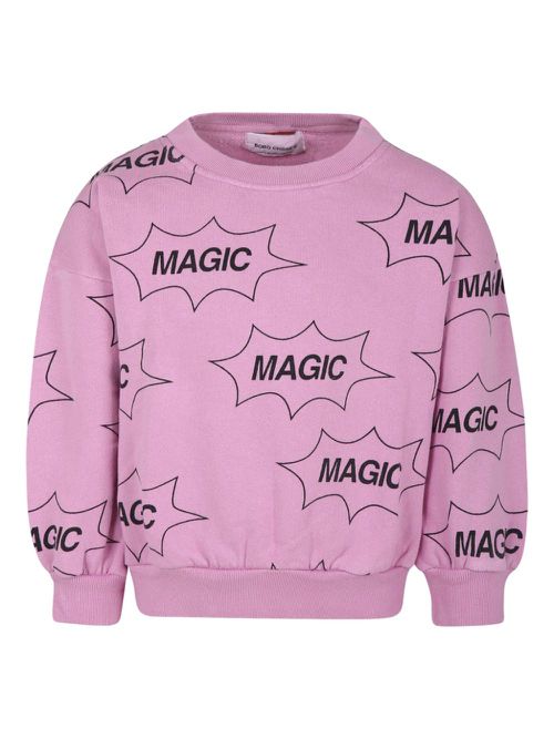 Slogan-print sweatshirt - Pink