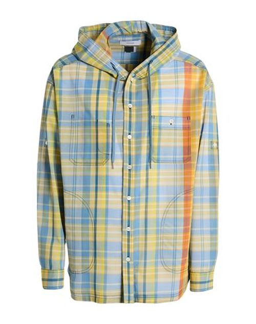 Man Shirt Yellow Size 3 Wool, Nylon