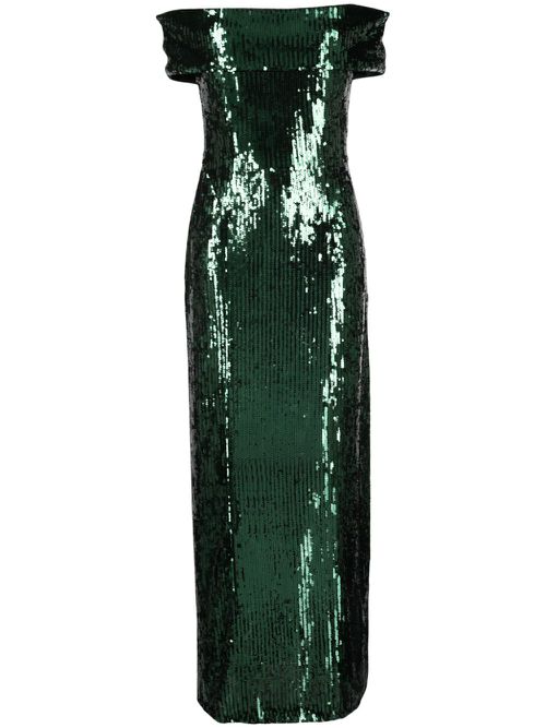 Glencoe sequin-embellished dress - Green