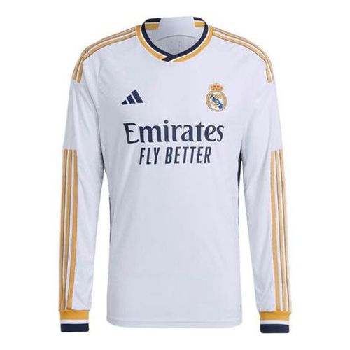 Real Madrid 23/24 Long Sleeve Home Authentic Jersey 'White'