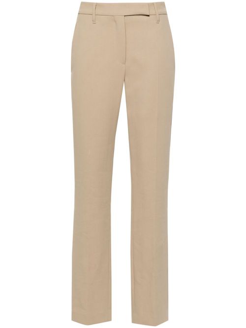 High-waist tapered trousers - Neutrals