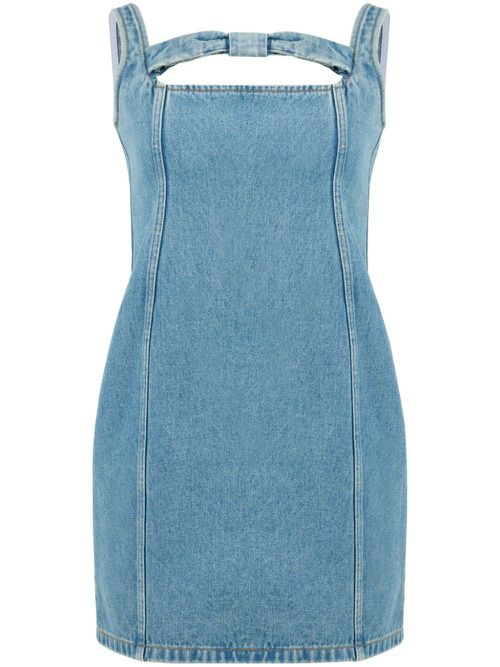 Denim mini dress - Blue