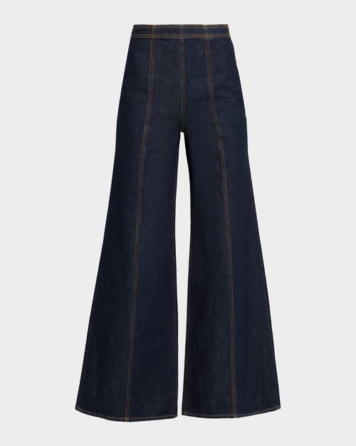The Bianca Front-Seam Wide-Leg Jeans