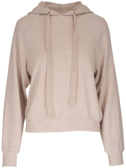 Long-sleeve drawstring hoodie - Neutrals