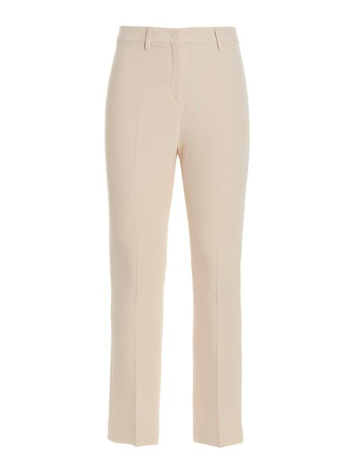 Pants with pleat