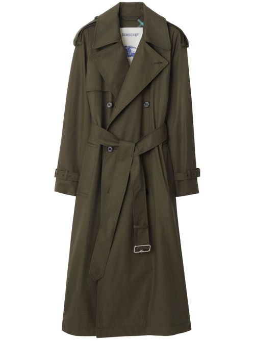 Castleford double-breasted trench coat - Green