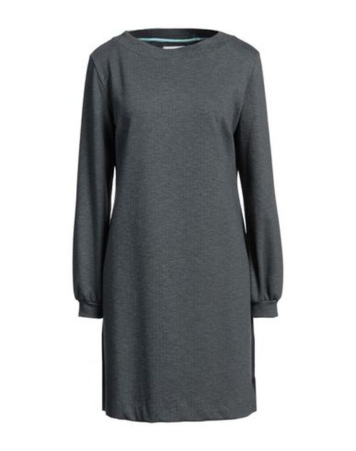 Niū Woman Mini dress Lead Size M Cotton, Polyester, Viscose, Elastane