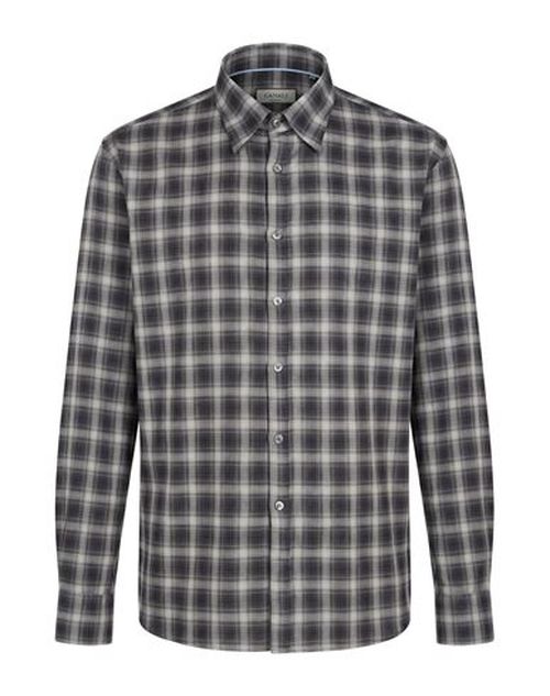 Man Shirt Grey Size XXL Cotton