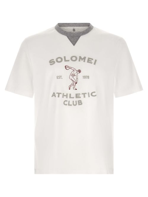 White Graphic Crew Neck T-Shirt