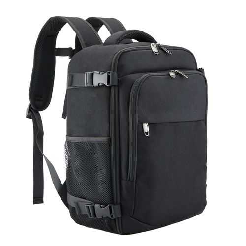 TEMU Mochila Viaje Cabina Avion Ryanair Compatible Con Orificio de Carga y Bolsillo Antirrobo Mochila Hombre Mujer para Portáti