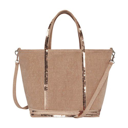 Linen S cabas tote bag