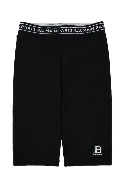 Logo-Embroidered Bermuda — Black