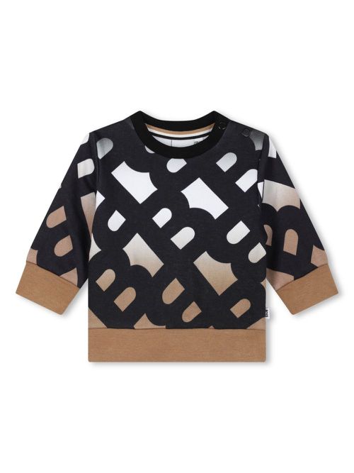 Logo-print sweatshirt - Black