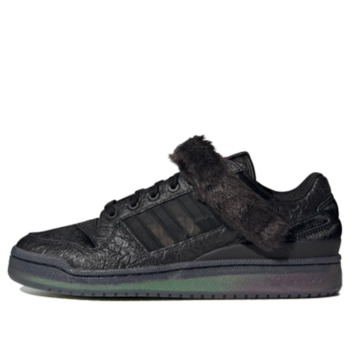 Forum Low Shoes 'Core Black Shock Purple'