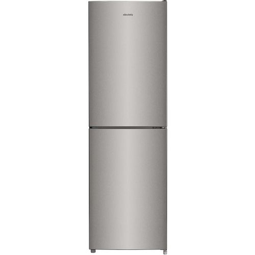 ElectriQ 254 Litre 50/50 Freestanding Fridge Freezer - Stainless Stee