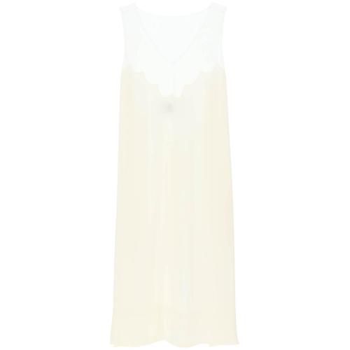 Sleeveless midi dress - Black