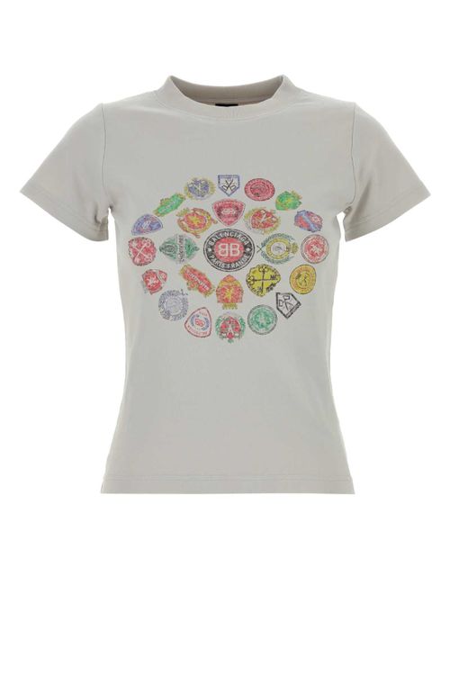 Logo-Print Cotton T-shirt — White