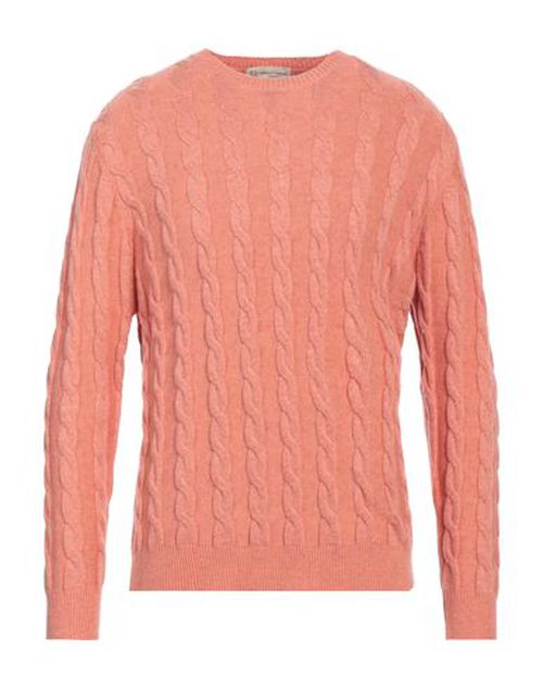 Cashmere Company Man Sweater Salmon pink Size 42 Wool, Cashmere