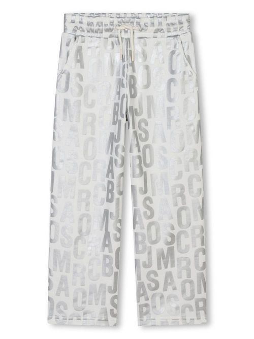 Logo-print straight-leg track pants - Neutrals