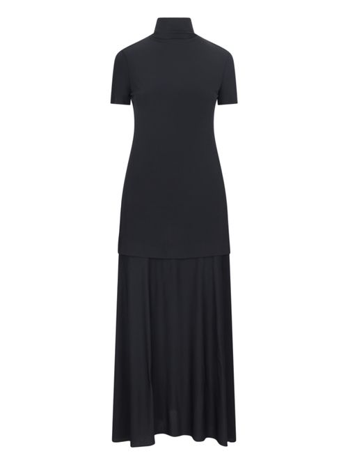 Viscose-Blend Midi Dress