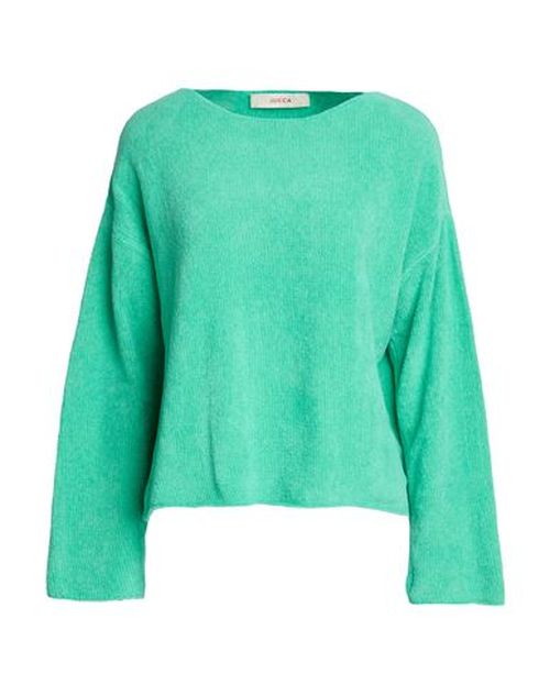 Woman Sweater Green Size S Cotton, Polyamide