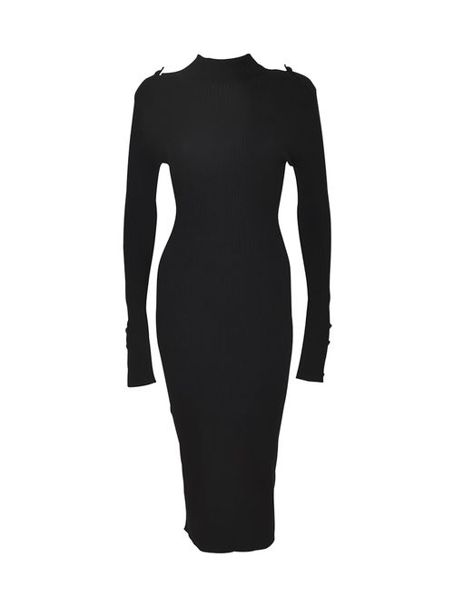 Ribbed Long Dress