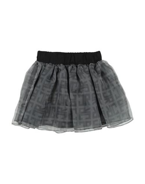 Kid Girl Kids' skirt Grey Size 12 Cotton, Nylon, Elastane