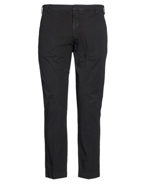 Man Pants Black Size 36 Cotton, Elastane