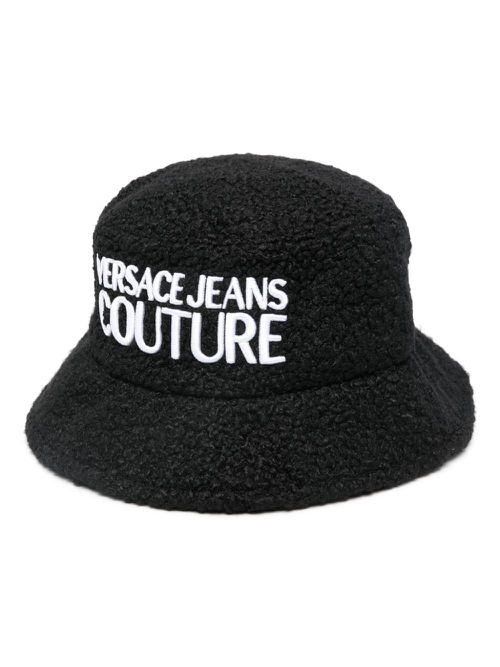 Logo-embroidered bucket hat - Black