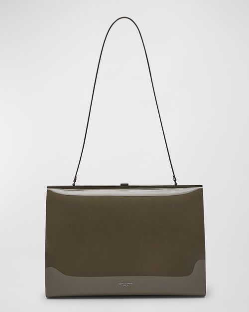 Le Anne Marie Large Vinyl Shoulder Bag